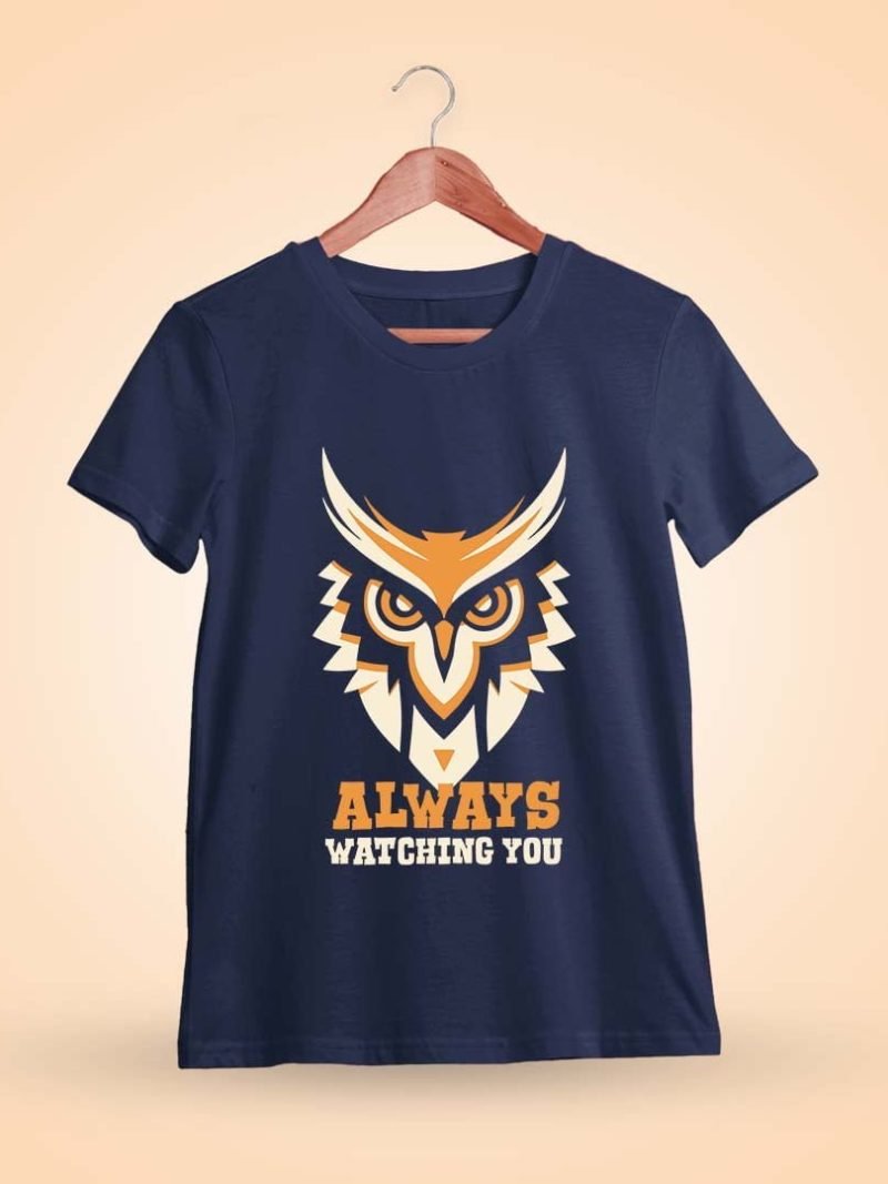 Always Watching You Navy Blue T-Shirt
