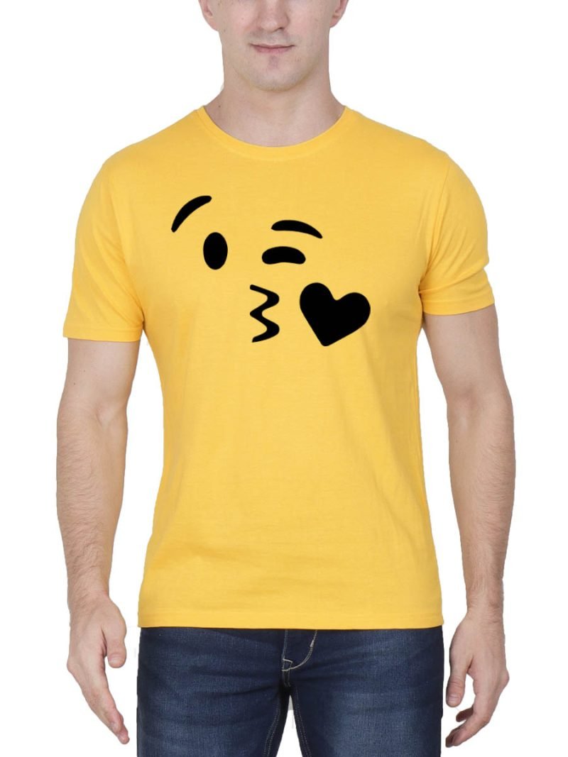 Kissing Emoji Graphic T-Shirt