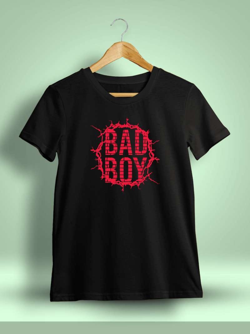 Bad Boy Printed T-Shirt For Men - Half Sleeve