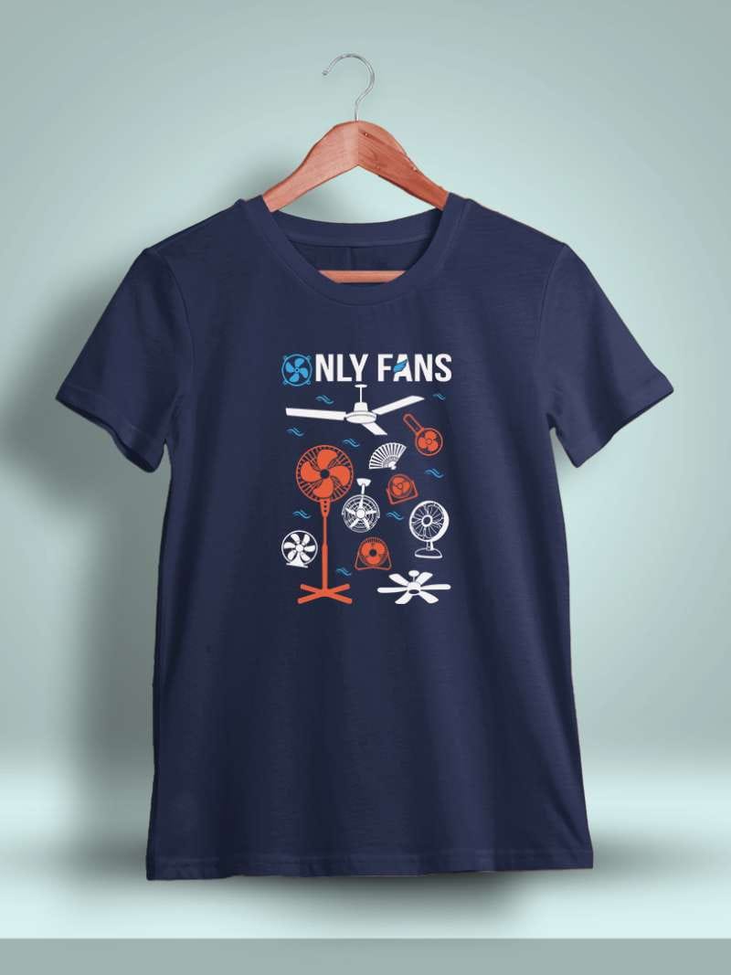 Only Fans Printed T-Shirt For Men - Half Sleeve