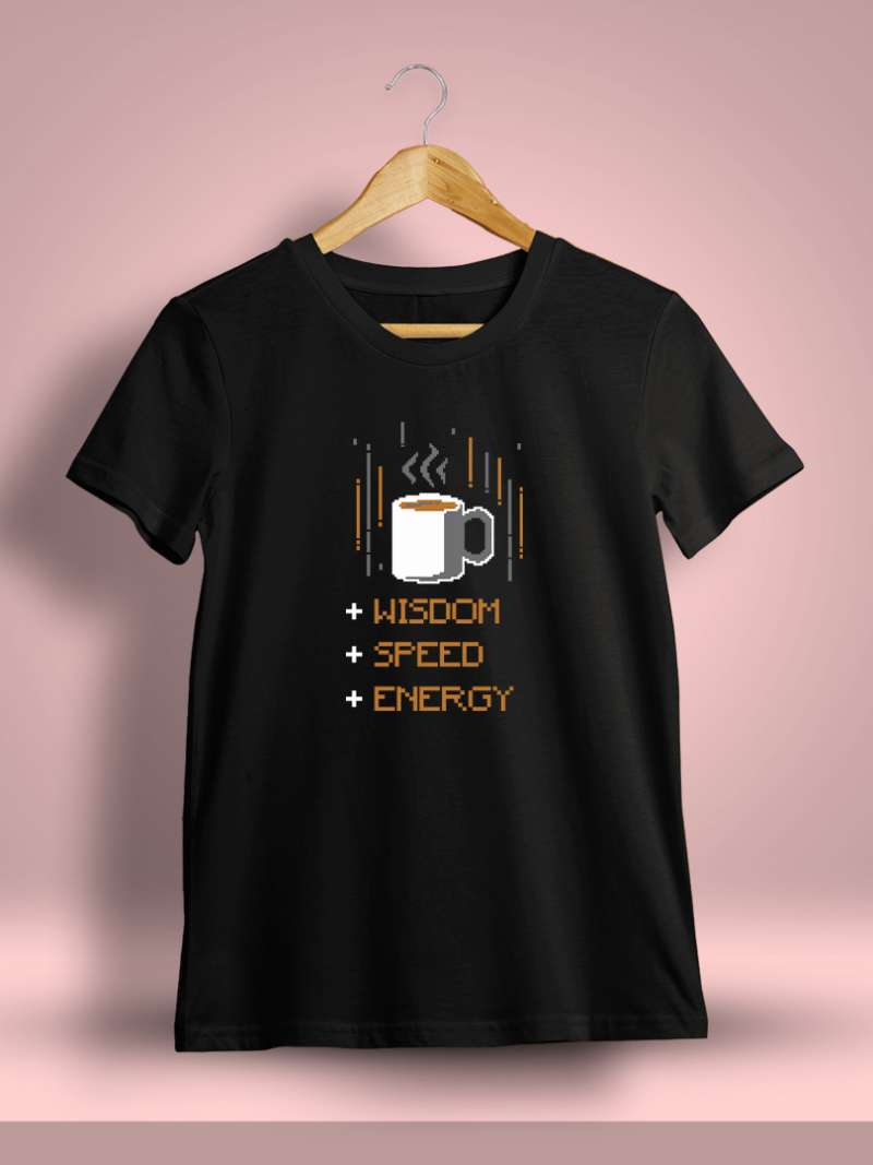 Coffee Printed T-Shirt For Men - Half sleeve